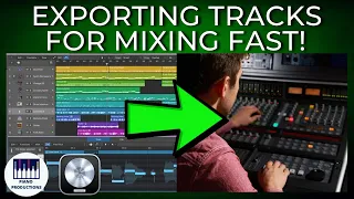 HOW TO EXPORT TRACKS FOR MIXING | LOGIC PRO X TUTORIAL