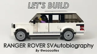 Let's Build! LEGO Range Rover SVAutobiography