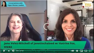 Interview with Jane Velez-Mitchell, TV journalist, JaneUnChained