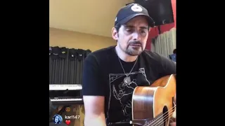 Brad Paisley Performs Country Roads By John Denver. Instagram Live