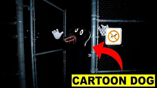 DONT GO TO AN ABANDONED BUILDING OR CARTOON DOG WILL APPEAR! | CARTOON DOG CAUGHT ON CAMERA!!