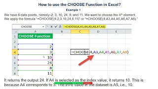 CHOOSE FUNCTION REVERSE VLOOKUP