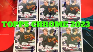 2023 Topps Chrome Baseball 8-Pack Blaster Box x 6