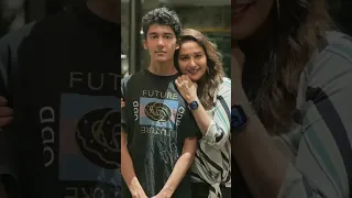 madhuri dixit with Elder son Arin Nene ✨⭐🤩 super mother son jodi #madhuridixit #arin #bollywood