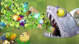 Random All Plants vs Zombot Sharktronic Sub HARD MODE - PvZ 2 Zomboss Battlez