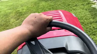 Mowing Another overgrown Lawn with the Troy Bilt Automatic Bronco