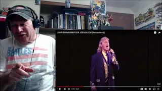 Reaction - John Farnham - Poor Jerusalem - To Conquer Death, You Only Have To Die