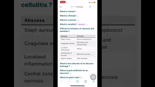 #mrcs  #pathology #mrcs_uk The difference between an abscess and cellulitis