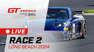 LIVE | Race 2 | Long Beach Grand Prix | GT America powered by AWS