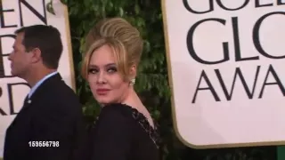 Adele on the Red Carpet at the 70th Annual Golden Globe Awards (January 13 2013)