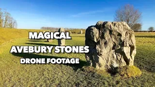 The Magical Avebury Stones, UK by drone in 4K