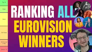 Ranking ALL 70 EUROVISION winning songs in a tier list