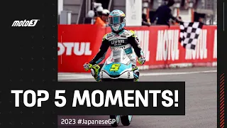 Top 5 Moto3™ Moments | 2023 #JapaneseGP