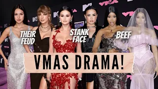 VMAS 2023... Selena's Stank Face, Olivia & Taylor's Feud, Cardi B Runs From Nicki