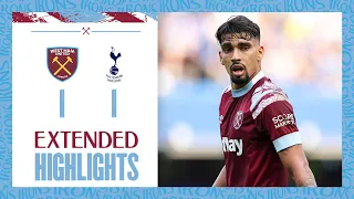 Extended Highlights | Spoils Shared On Derby Day | West Ham 1-1 Tottenham Hotspur | Premier League