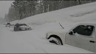 California's Donner Pass: Blizzard Chaos!