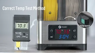 FIXDRY 3D Filament 2 Spools Compatible Dryerbox Temperature Test