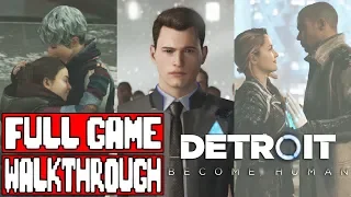 DETROIT BECOME HUMAN Full Game Walkthrough - No Commentary (#DetroitBecomeHuman Full Game) 2018