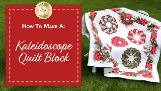 How to Make a Kaleidoscope Quilt Block | a Shabby Fabrics Quilting Tutorial