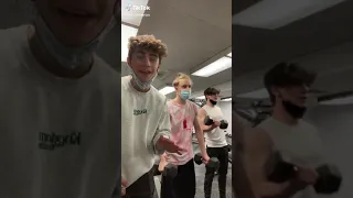 Lev Cameron latest tiktok with Jentzen Ramirez and Ayden Mekus