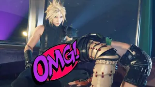 Final Fantasy 7 Rebirth All Yuffie and Cloud Flirting & Kiss Scenes