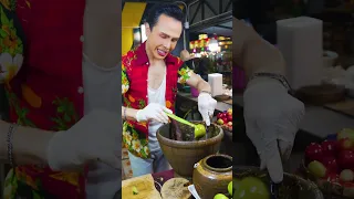 Handsome Papaya Salad Vendor🥭 | Thai Food | Thailand | Udon Thani #shorts