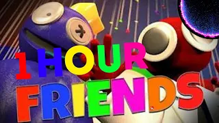 [SFM] Rainbow Friends ANIMATED RAP SONG "Friends" | Rockit Music (Roblox) 1 HOUR