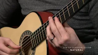 3/4 Classical Guitar, Natural, by Gear4music | Gear4music demo