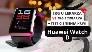 Huawei Watch D - Jedyny w swoim rodzaju? [EKG, Ciśnienie, SpO2, temperatura, GPS]