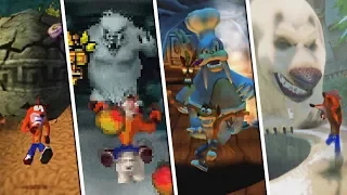 Evolution of Chase Levels in Crash Bandicoot Games