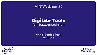 MINT-Webinar #5: Digitale Tools