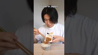 Eating Natto | 1 day vs 10 years in Japan