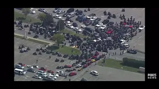 Funeral procession for rapper DMX UNCUT