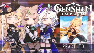 Fontaine React to the Traveler ( Aether + Lumine ) | Gacha Club | Genshin Impact