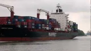 MARFRET SORMIOU Cargo Ship arriving in Savannah GA - 7/30/2012