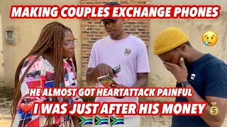Making couples switching phones for 60sec 🥳( 🇿🇦SA EDITION )| new content |EPISODE 79 |