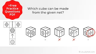 Eleven Plus Non Verbal Reasoning - Nets (Part 1)