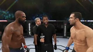 Jon Jones vs Luke Rockhold Full Fight - UFC 4 Simulation