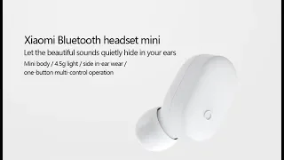 Xiaomi Mi Bluetooth Headset Mini IPX4 Маленькая но не совсем удаленькая гарнитура