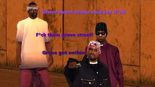 GTA San Andreas - Gang Members Quotes to CJ #1