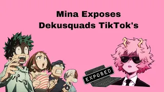 Mina exposes dekusquads tiktoks / part 2 (no ships) (jealous Bakugo)