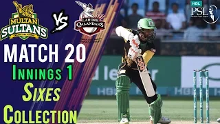 Multan Sultans  Sixes | Lahore Qalandars Vs Multan Sultans  | Match 20 | 9 March | HBL PSL 2018