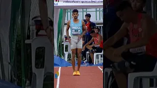 M SREESHANKAR 8.37 🇮🇳 QUALIFIED FOR PARIS OLYMPICS || ^°= 🏅 #olympics #longjump #shorts #viralshorts