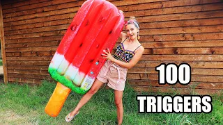 ASMR 100 TRIGGERS in 10 minutes on the BEACH Sea | АСМР 100 ТРИГГЕРОВ за 10 минут на МОРЕ