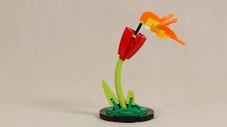 LEGO Hummingbird and Flower Tutorial