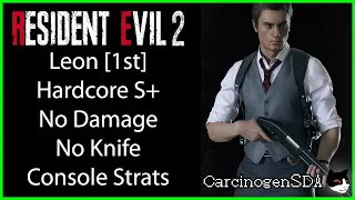 Resident Evil 2 REmake (PS4 Pro) No Damage - Leon 1st (Leon A) Hardcore S+ Rank