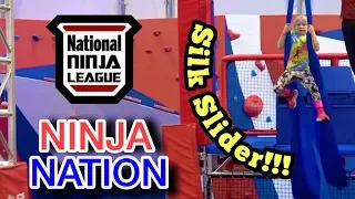 when she Runs a NNL Course Qualifier at Ninja Nation with the SILK SLIDER!!! Tie-Dye Ninja