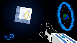 A Portal To The Moon! - Portal Gun Mod