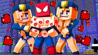 As POLICIAIS Algemaram o HOMEM ARANHA na MESMA CELA no Minecraft