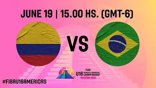 Colombia v Brazil | Full Basketball Game | FIBA U16 Women's Americas Championship 2023